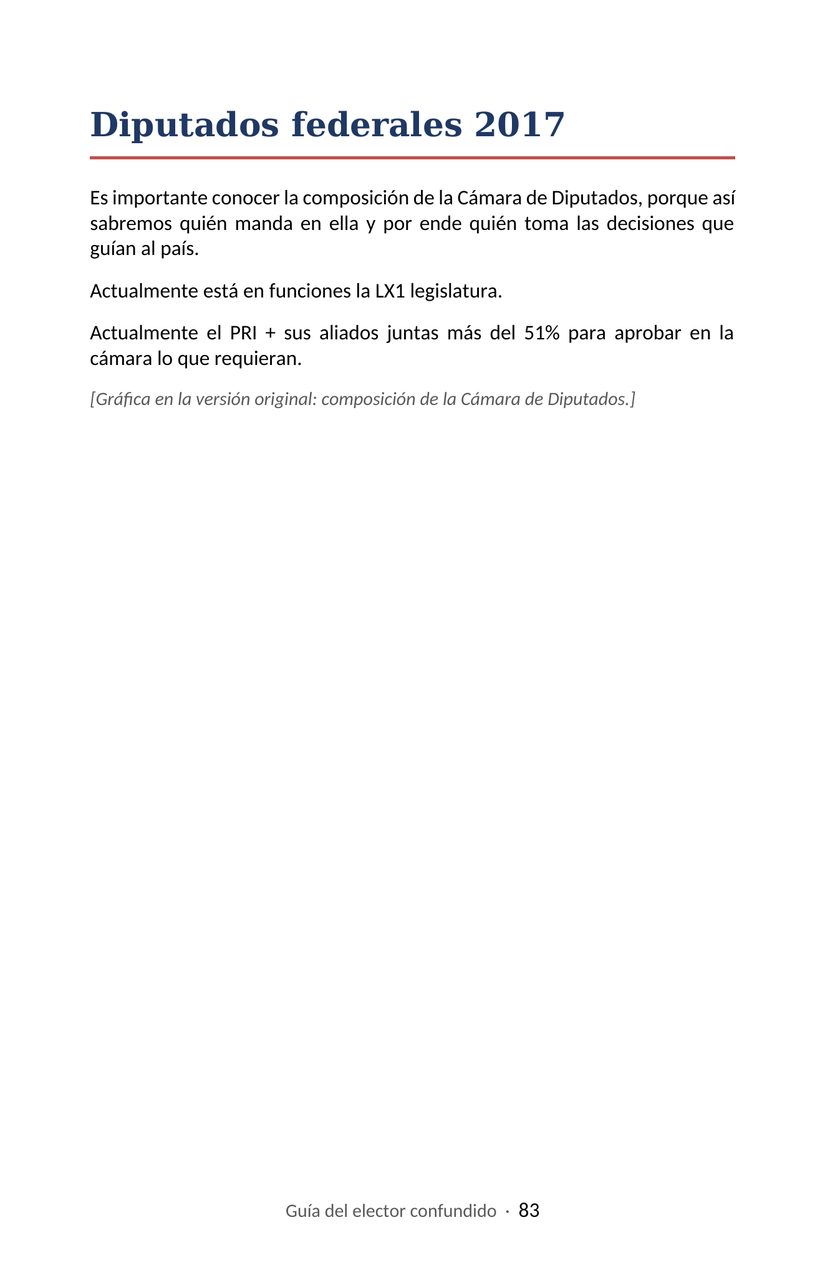Hoja 83 de la Guía del elector confundido